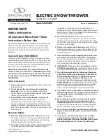 Preview for 2 page of SNOWJOE SJ620-RM Operator'S Manual