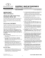 Preview for 2 page of SNOWJOE SJ622E-RM Operator'S Manual