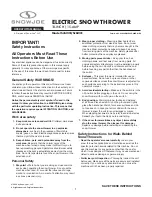 SNOWJOE SJ622E Operator'S Manual preview