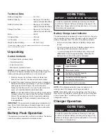 Предварительный просмотр 7 страницы SNOWJOE Sun Joe 24V-TB-CT Operator'S Manual