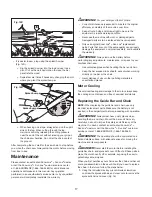 Preview for 17 page of SNOWJOE Sunjoe 24V-10CS-CT-RM Operator'S Manual