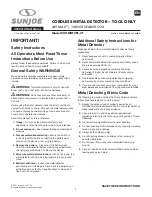 SNOWJOE SUNJOE 24V-MDTCR1-CT Operator'S Manual preview