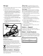 Предварительный просмотр 15 страницы SNOWJOE Sunjoe 24V-MJ14C-RM Operator'S Manual