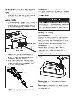 Предварительный просмотр 11 страницы SNOWJOE sunjoe 24V-PSW25-CT-RM Operator'S Manual