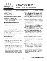 Preview for 2 page of SNOWJOE SUNJOE 24V-X2-OGV-CT-RM Operator'S Manual