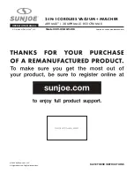 SNOWJOE sunjoe 24V-X2-OGV-RM Operator'S Manual preview