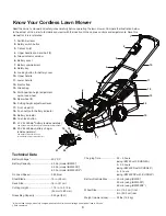 Preview for 8 page of SNOWJOE sunjoe iON16LM-CT-RM Operator'S Manual