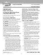 Preview for 1 page of SNOWJOE SUNJOE MJ407ERM Operator'S Manual