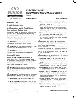 Preview for 1 page of SNOWJOE SUNJOE SBJ605E Operator'S Manual