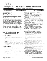 SNOWJOE SUNJOE SJFP28-STN-RW Operator'S Manual preview