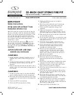 Preview for 1 page of SNOWJOE SUNJOE SJFP35-CS-STN Operator'S Manual