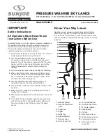 Preview for 1 page of SNOWJOE Sunjoe SPX-SRL9 Operator'S Manual