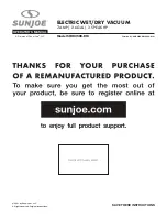 SNOWJOE Sunjoe SWD2500-RM Operator'S Manual preview