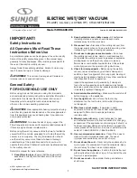 Preview for 2 page of SNOWJOE SUNJOE SWD6600-RM Operator'S Manual