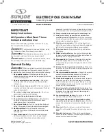 SNOWJOE Sunjoe SWJ803E Operator'S Manual preview