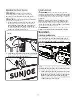 Preview for 11 page of SNOWJOE SUNJOE SWK698E Operator'S Manual