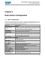 Предварительный просмотр 23 страницы SNR S2940-8G-v2 Configuration Manual