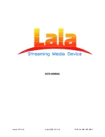 SNR7 Lala User Manual preview