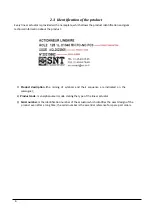 Preview for 6 page of SNT ACL2 120 Installation, Operation And Maintenance Manual