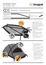 Snugpak JOURNEY DUO Assembly Instructions preview