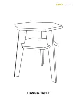 SNUGSQUARE HANNA TABLE Assembly Instructions preview