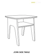 SNUGSQUARE JORN SIDE TABLE Assembly Instructions preview