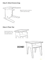 Preview for 5 page of SNUGSQUARE JORN SIDE TABLE Assembly Instructions