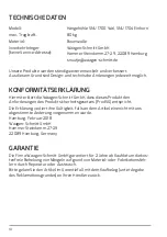 Preview for 10 page of snuutje SNU 1700 Operating Instructions Manual