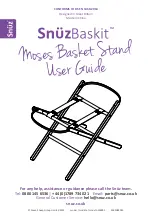 Предварительный просмотр 1 страницы Snuz Baskit Moses Basket Stand FSB002 User Manual