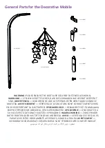 Предварительный просмотр 2 страницы Snuz DECORATIVE MOBILE Instructions Manual