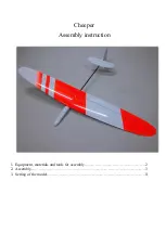 SOARING MODELS Cheeper Assembly Instruction Manual preview