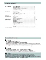 Preview for 2 page of Soba Babynova 1000 Operating Instructions Manual