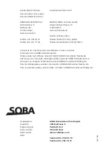 Предварительный просмотр 28 страницы Soba HM22 Instructions Manual