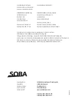 Предварительный просмотр 24 страницы Soba MM510 Instruction Manual