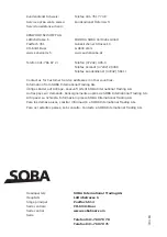 Предварительный просмотр 40 страницы Soba PR510 Instructions Manual