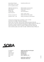 Preview for 52 page of Soba XE510 Instructions Manual