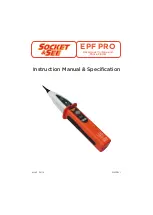 Preview for 1 page of Socket & See EPF PRO Instruction Manual & Specification