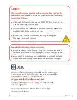 Preview for 2 page of Socket & See PDL 310 User Manual