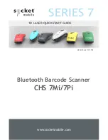 Preview for 1 page of Socket CHS 7Mi Quick Start Manual