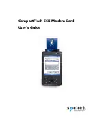 Preview for 1 page of Socket CompactFlash 56K Modem Card User Manual