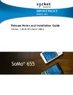 Предварительный просмотр 1 страницы Socket SoMo 655 Standard Release Notes And Installation Manual