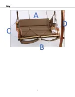 Preview for 2 page of SOCO CHARLESTON LOVESEAT WOOD Assembly Instructions Manual