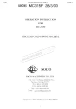 Preview for 3 page of SOCO K8271 Instruction Manual