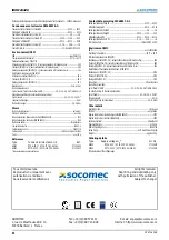 Предварительный просмотр 8 страницы socomec 4712 0602 Manual