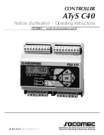 Preview for 1 page of socomec ATyS C40 Operating Instructions Manual