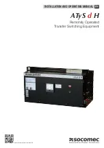 socomec ATyS d H Installation And Operating Manual preview