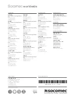 Preview for 52 page of socomec Masterys BC Installation And Operating Manual