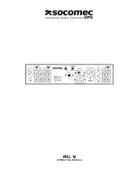 socomec PDU 16 Operating Manual preview