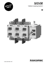 Предварительный просмотр 1 страницы socomec SIDER Instruction Manual