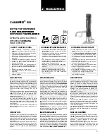 socorex CALIBREX 521 Operating Instructions Manual предпросмотр